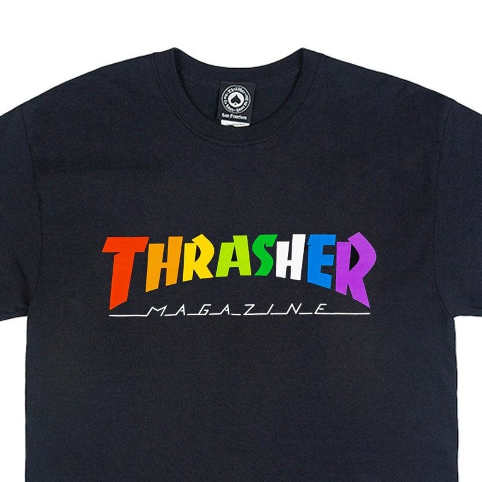 Thrasher Thrasher Rainbow Mag T-Shirt - Black -