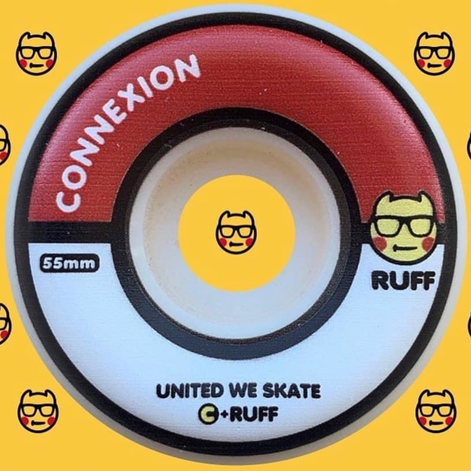Connexion Skateboards Connexion  55mm 100a - Red White