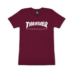 Thrasher Thrasher Skate Mag Logo Girls T-Shirt - Maroon -