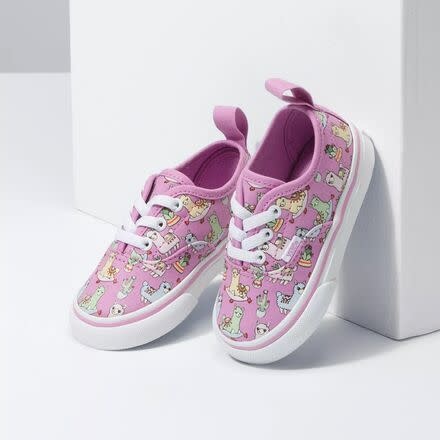 Vans Authentic Elastic Kids Shoes Orchid/True White Attic