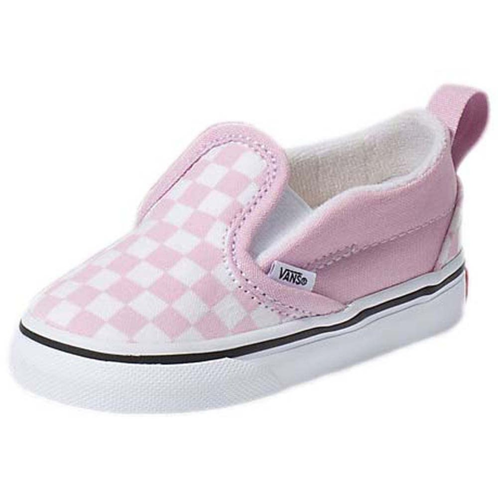 Vans Vans Classic Slip-On Toddler Skate Shoes - Checker/Lilac -
