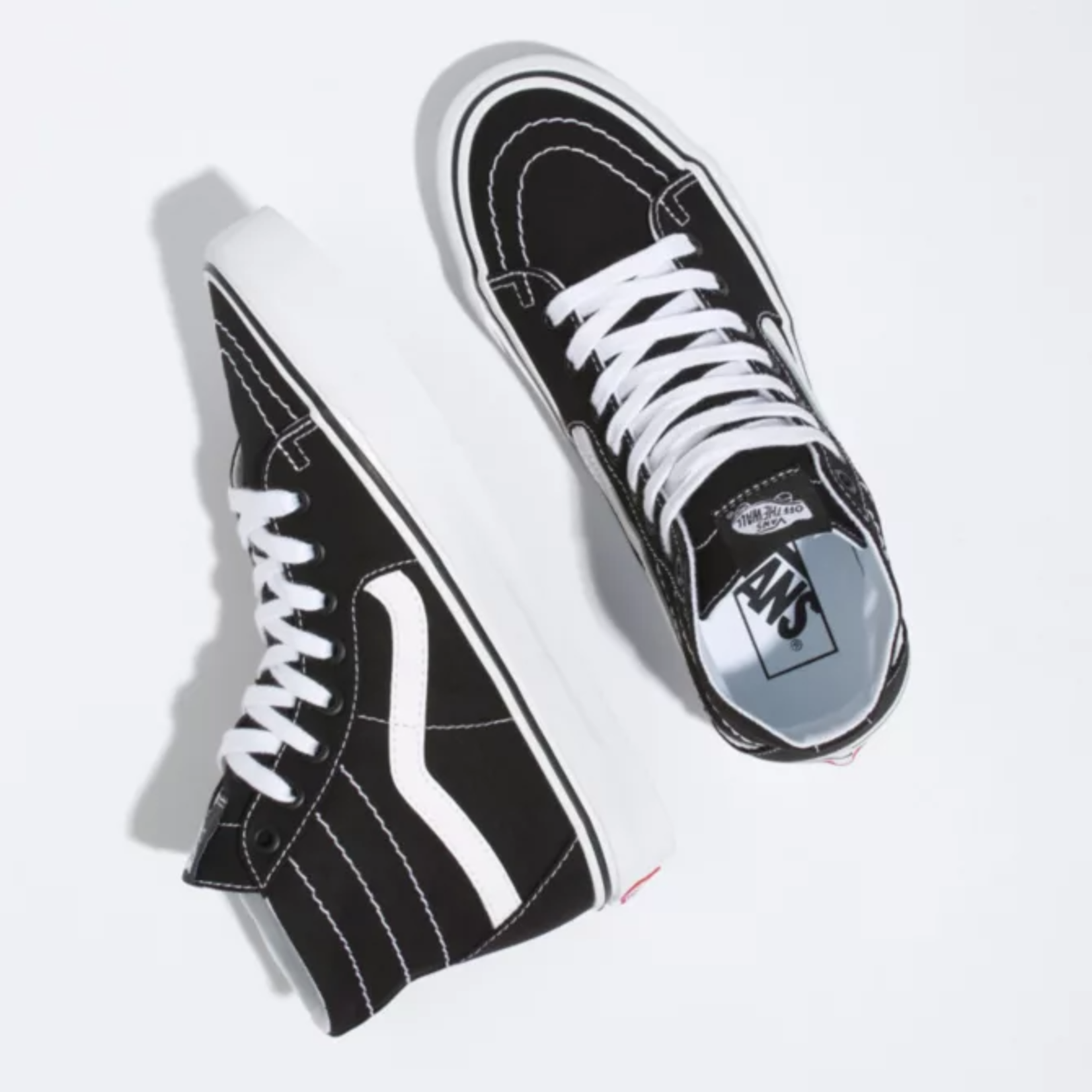 Vans Vans Sk8-Hi Tapered Youth Skate Shoes - Black/True White -