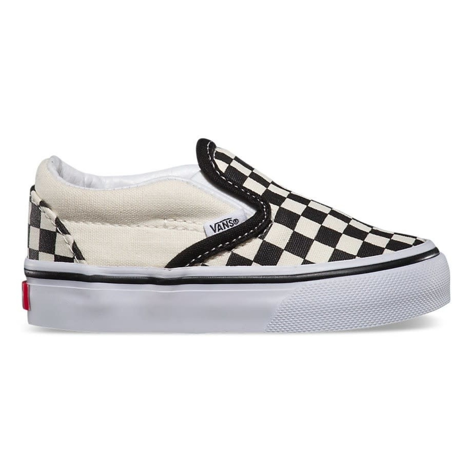 Vans Vans Toddler Classic Slip-On Shoes - Checker Black/White  -