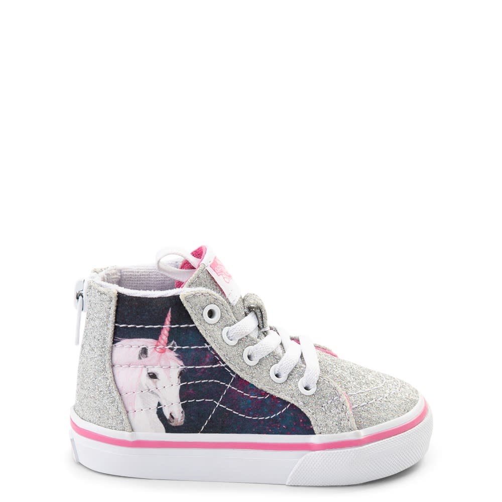Vans Vans Sk8-Hi Zip Toddler Skate Shoes Unicorn Attic Skate