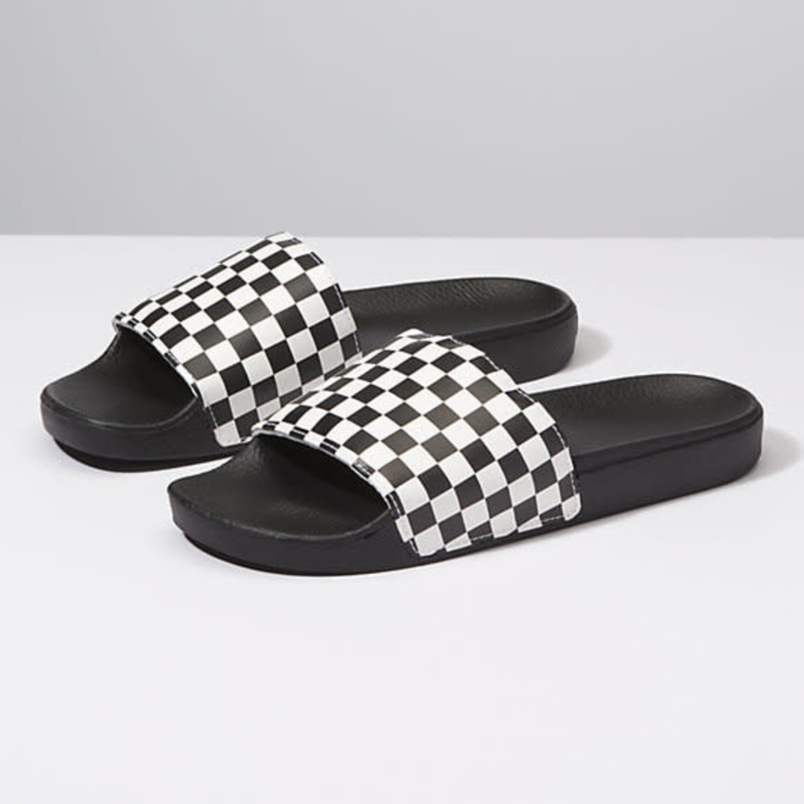 Vans Vans Slide On Sandal Shoes - Checkerboard White -