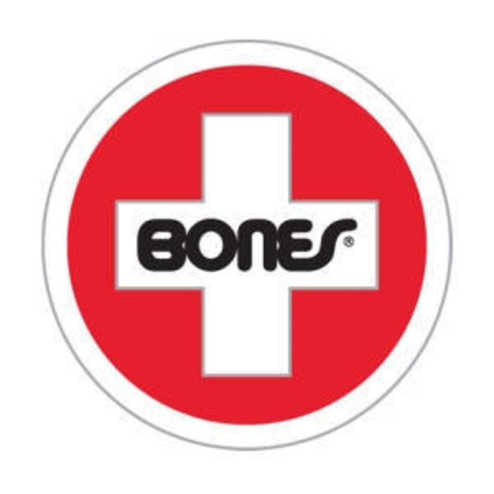 Bones Bones Swiss Round Sticker 1.75"