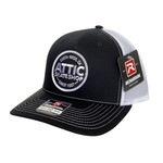 ATTIC Attic 97 Mesh Snapback Hat - Black/ White