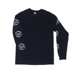 ATTIC ATTIC Long Sleeve T-Shirt - Black - White - S