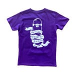 Attic Ribbon Youth T-Shirt - Purple -
