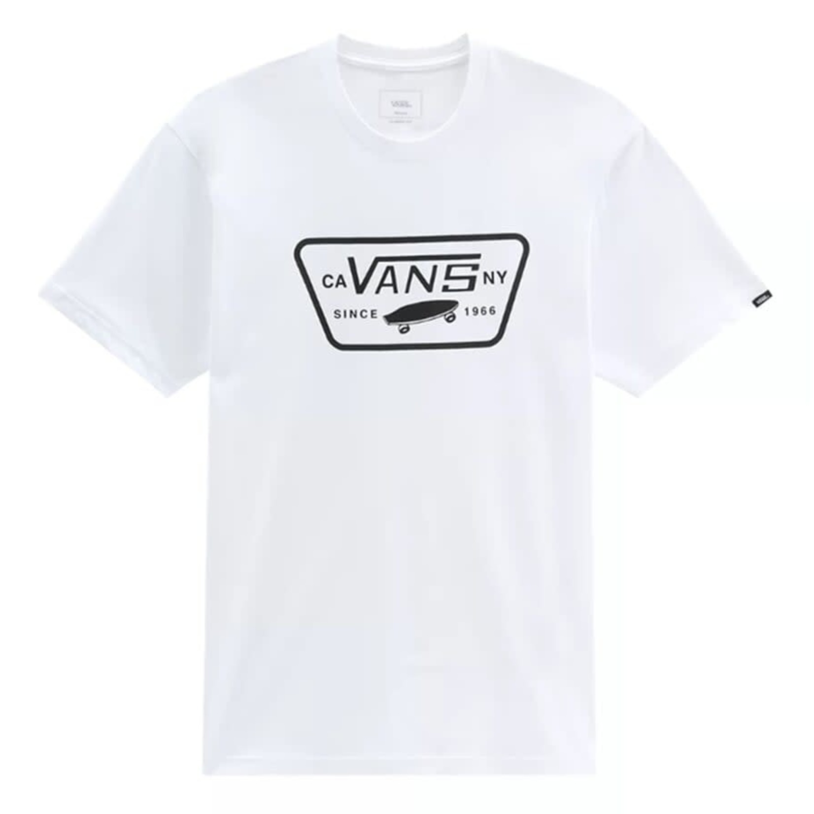 Vans Vans Mens Full Patch T-Shirt - White/Black Large