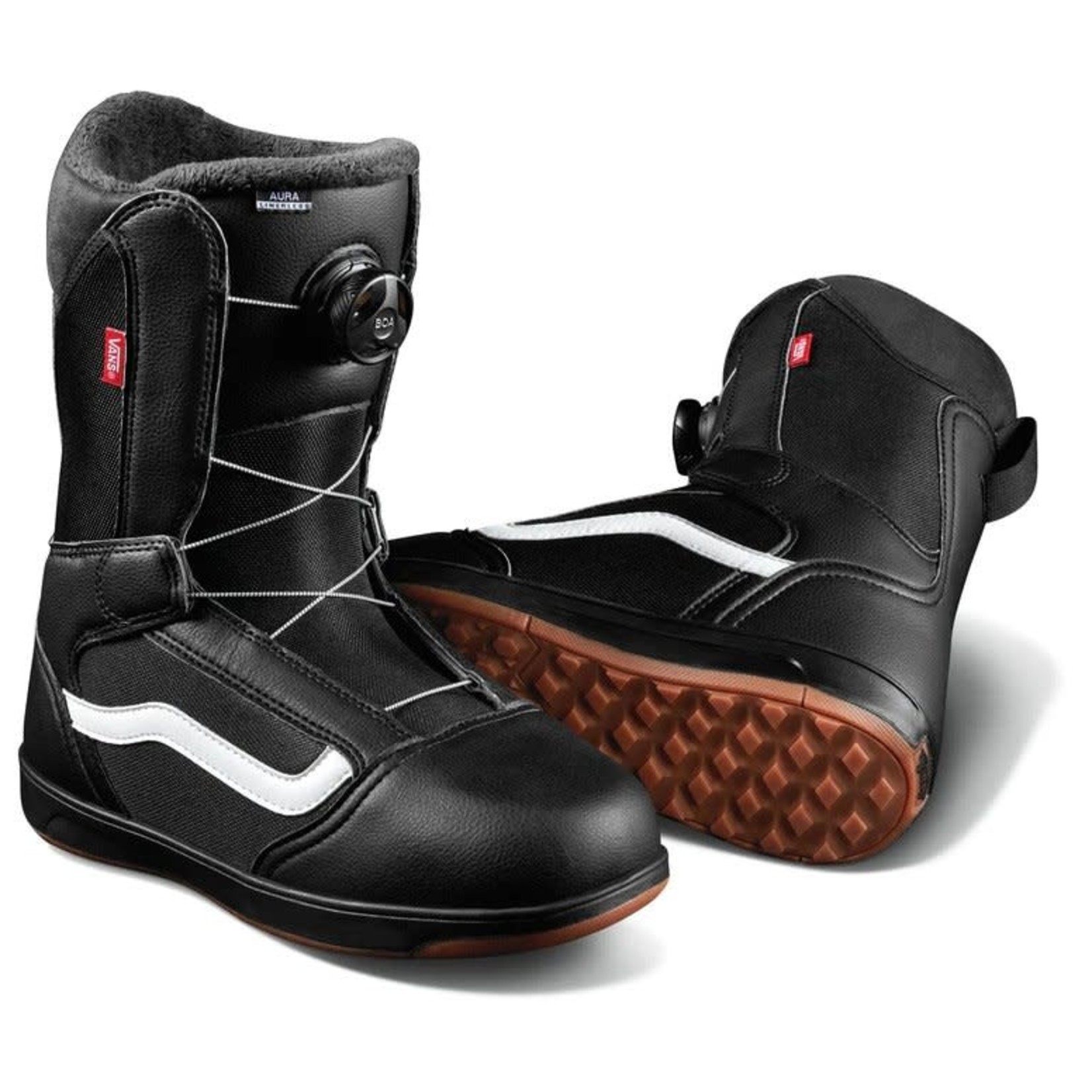 Vans Vans Men's Aura Linerless Snowboard Boots 2023 - Black/Gum