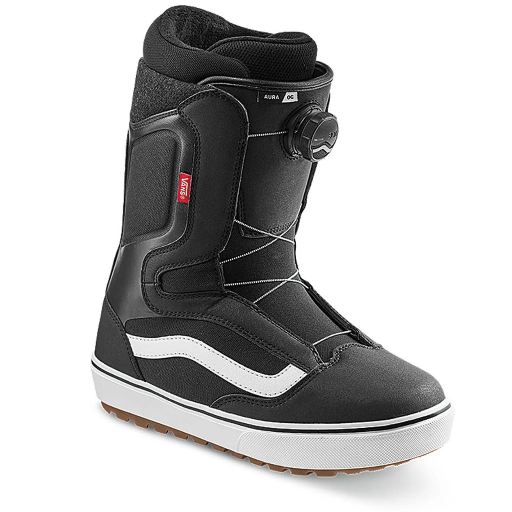 Vans 2024 Vans Men's Aura OG Snowboard Boots - Black/White