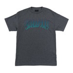 Creature Creature Mens Logo Outline S/S T-Shirt - Charcoal Heather/Blue