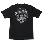 Santa Cruz Skateboards Santa Cruz Mens Botanic Skull S/S T-Shirt - Black