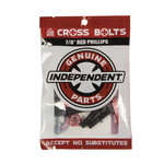 Independent Independent Cross Bolts Phillips Hardware 7/8" - Black/Red