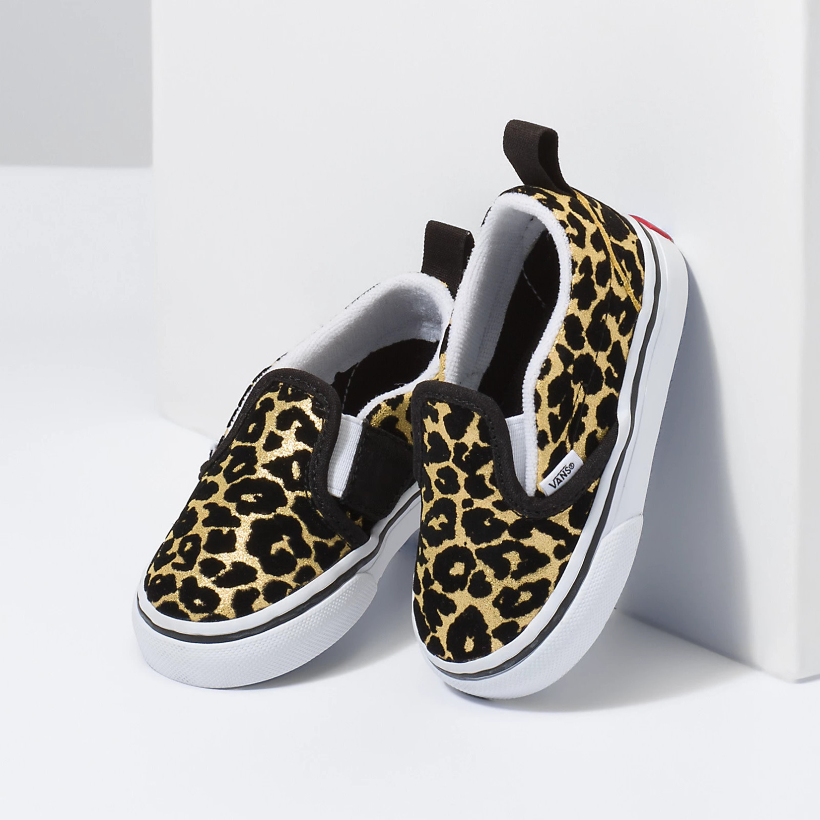 Vans Vans Kids Classic Slip-On V Shoes - Leopard/Black -
