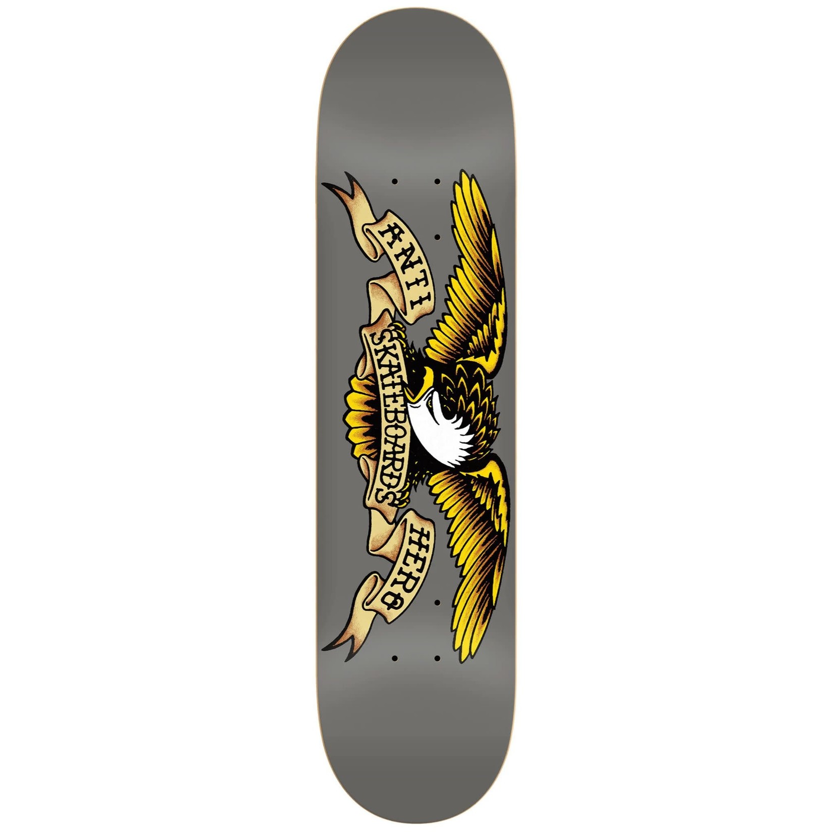Anti Hero Anti-Hero - Classic Eagle Deck - Grey - 8.25" x 32" x 14.38"