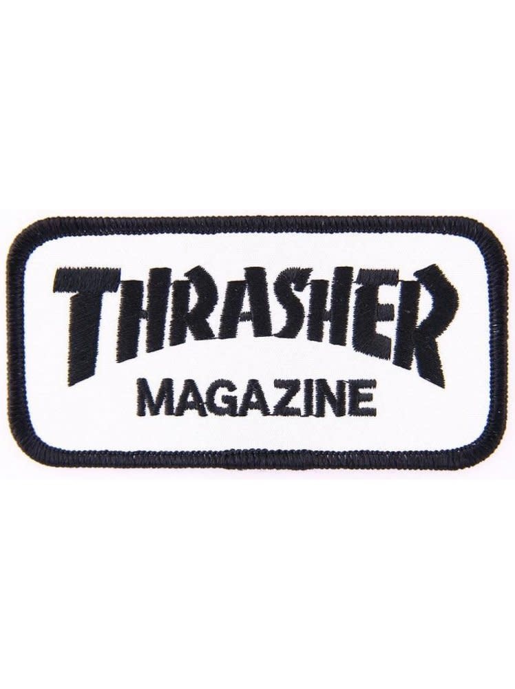 Thrasher Thrasher Logo Patch White/Black Attic Skate & Snow Shop