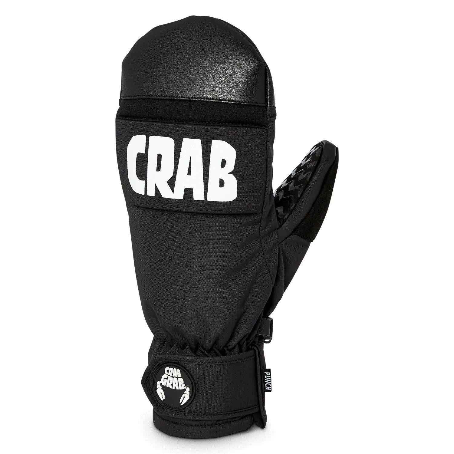 2023 Crab Grab Punch Youth Mitten Black Attic Skate & Snow Shop