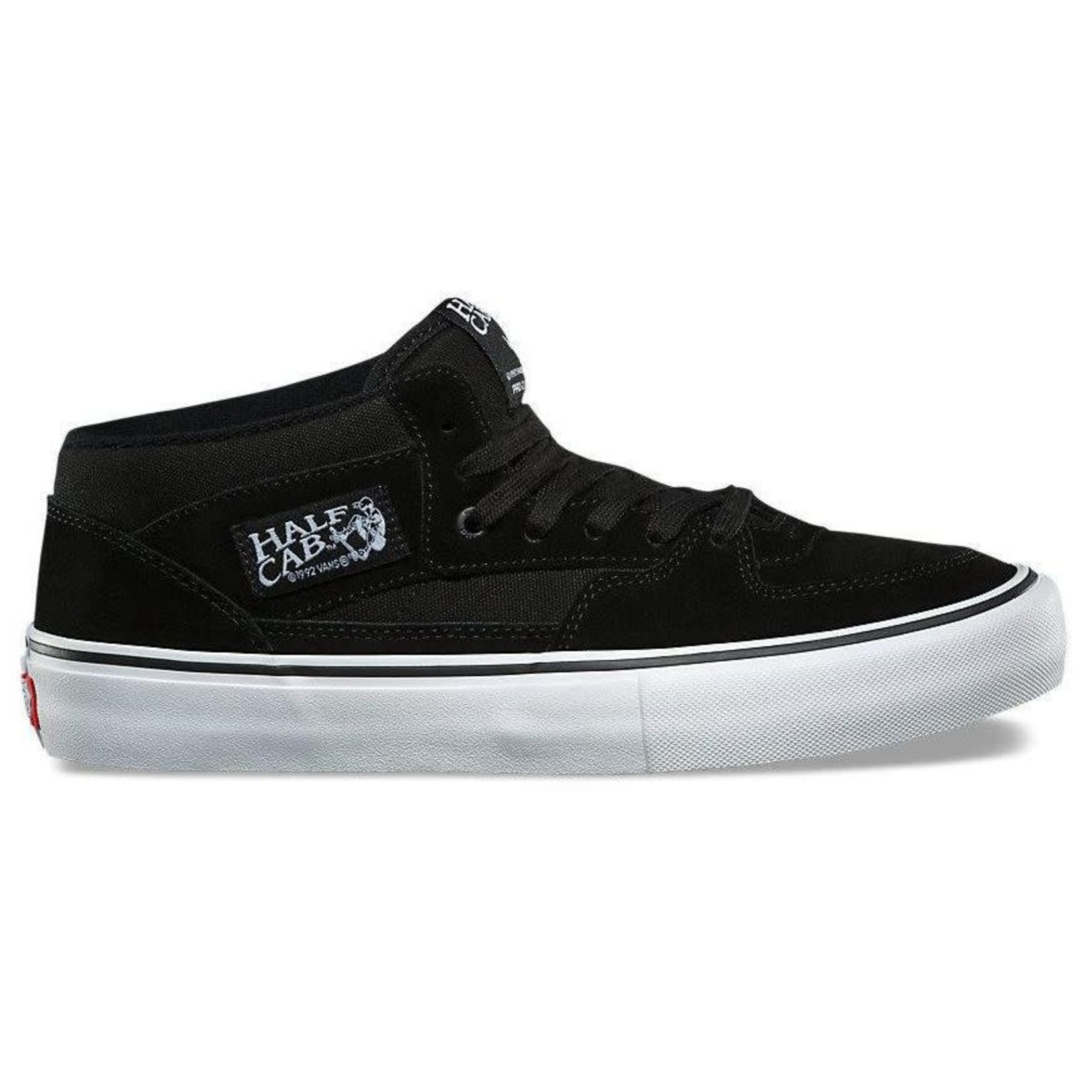 Vans Half Cab Pro Skate Shoes - Black/Black/White - - Attic Skate & Snow  Shop