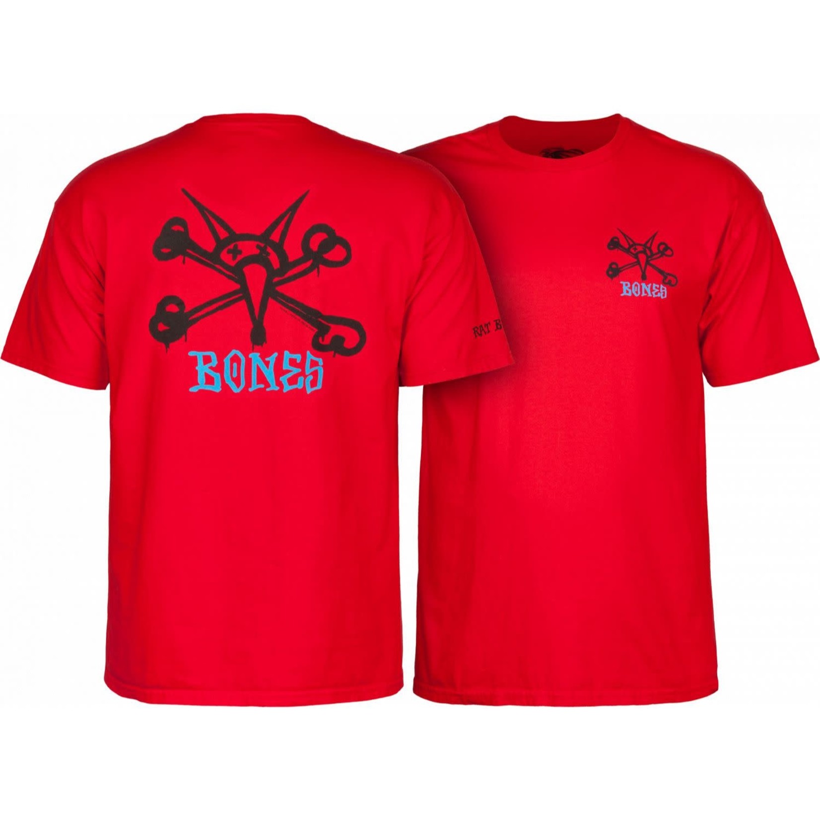 Powell Peralta Powell Peralta Rat Bones T-shirt - Red -