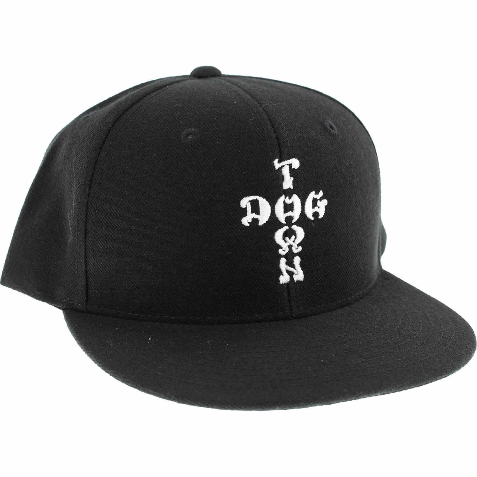 Dogtown Dogtown Cross Letters Snapback Hat - Black