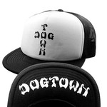 Dogtown Dogtown Cross Letters Flip Mesh Hat - Black/White