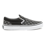 Vans Vans Classic Slip-On Youth Skate Shoes - Checker/Black/Pewter -