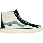 Vans Old Sk8 Hi Pro Delfino Skate Shoes - Black/Oil Blue/White -