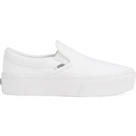 Vans Vans Classic Slip-On Platform Skate Shoes - True White -