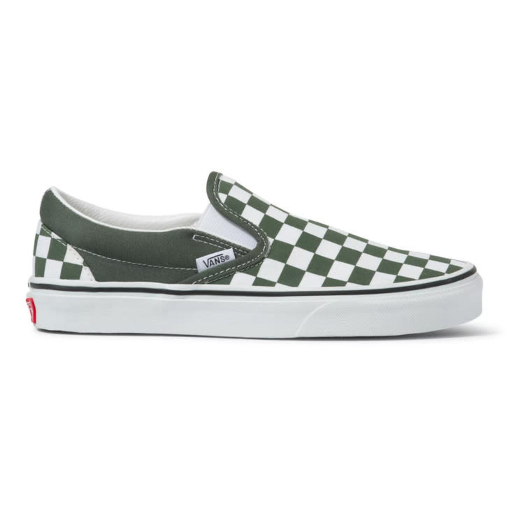 Vans Vans Classic Slip-On Shoes - Checkerboard/Thyme -