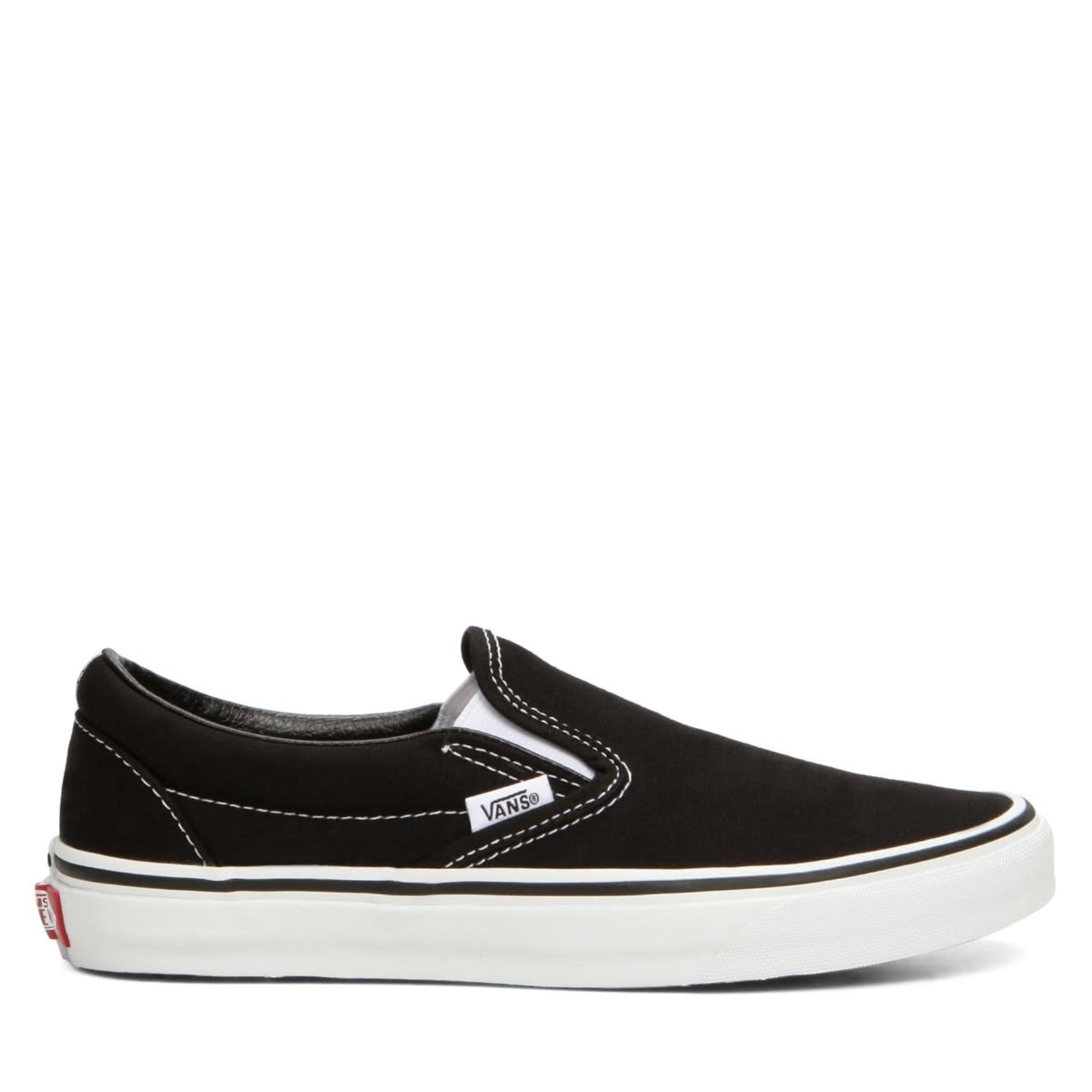 Vans Vans Classic Slip-On Men's Skate Shoes - Black/White -