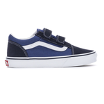 Vans Vans Old Skool V Kids Shoes - Navy/True White -