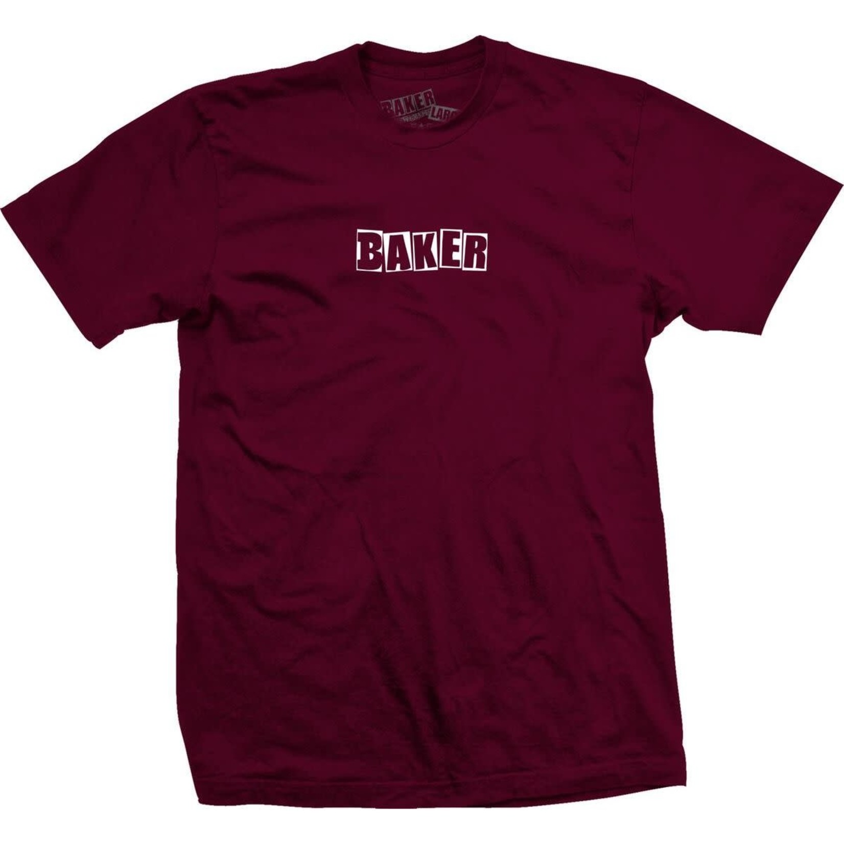 Baker Baker Brand Logo T-Shirt - Burgundy -