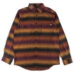Dickies Dickies Skateboarding Regular Fit Flex Flannel Shirt - Wine Blanket/Stripe