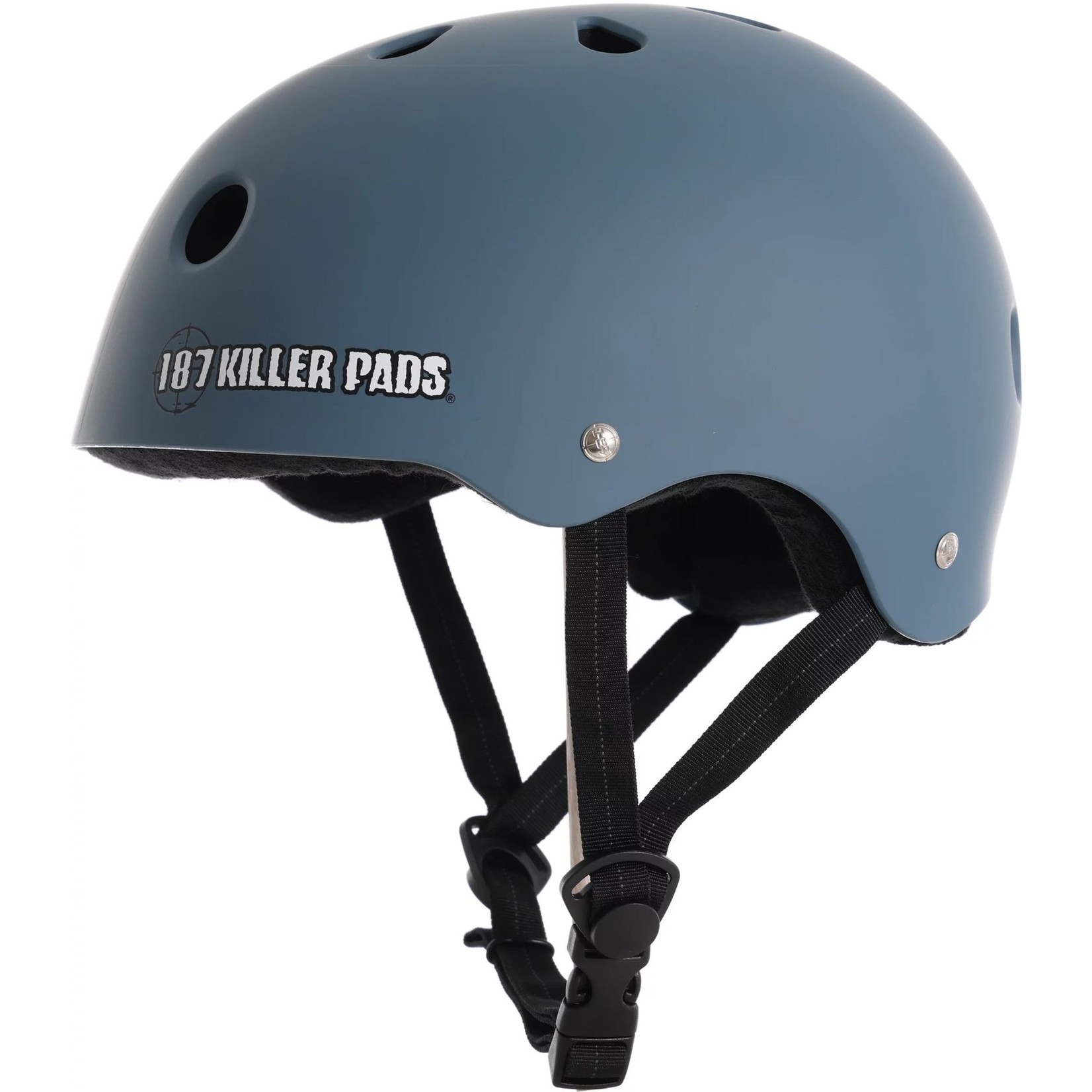 187 Killer Pads 187 Killer Pads Pro Skate Helmet Stone Blue - L