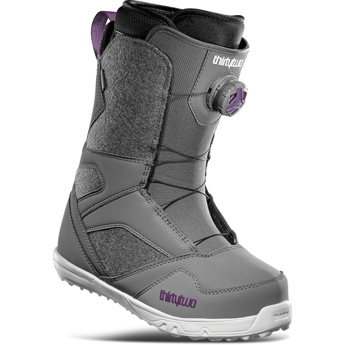 ThirtyTwo W'S STW Boa Boots - Grey Purple - Attic Skate & Snow Shop