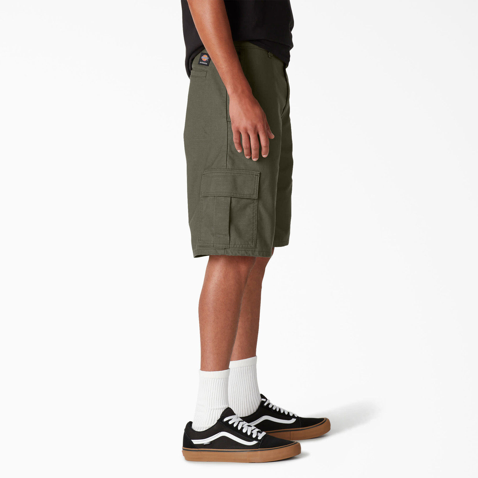 Dickies Regular Fit Skateboarding Flex Shorts - Moss Green - Attic