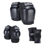 187 Killer Pads 187 Killer Pads JR Six Pack Knee/Elbow/Wrist - Black