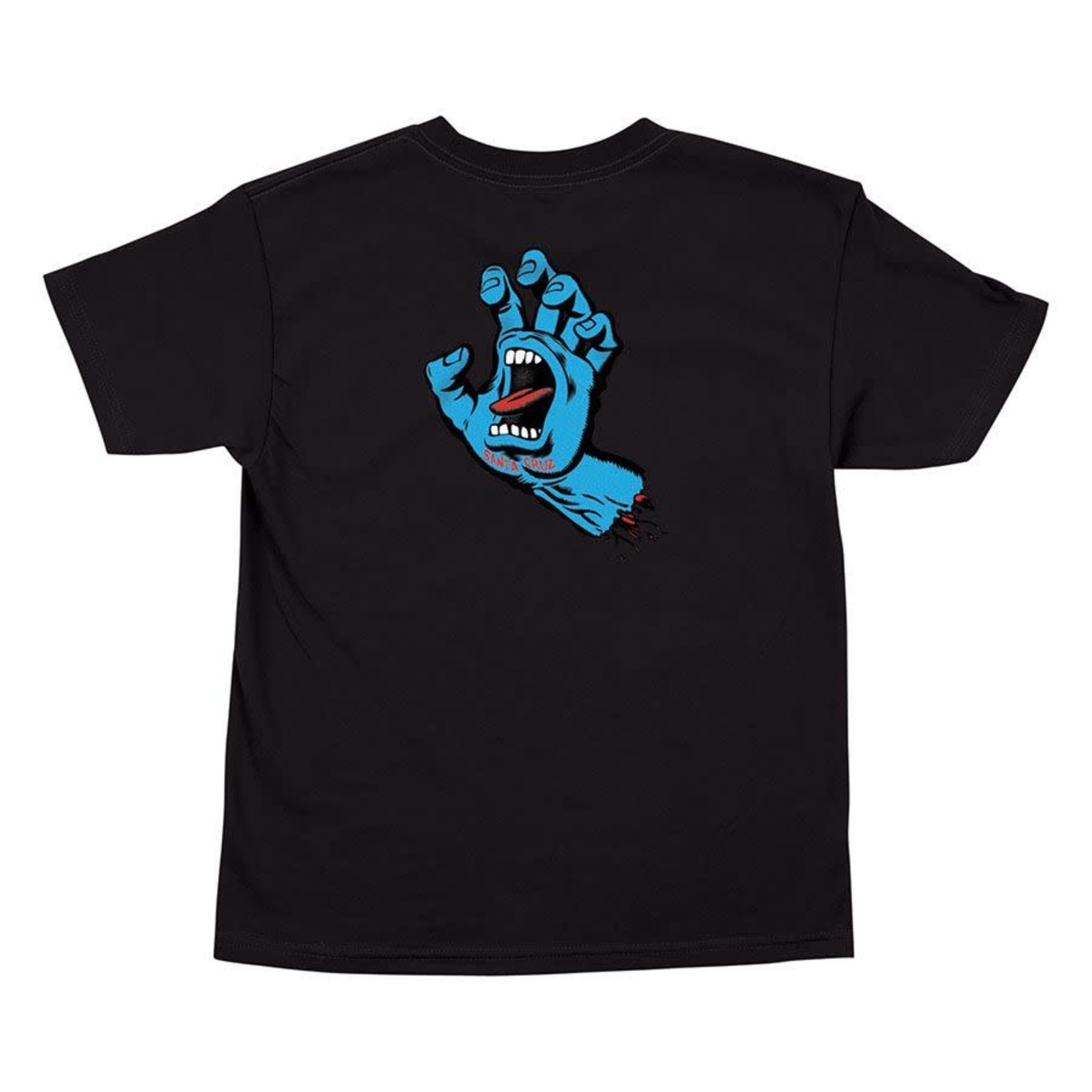 Santa Cruz Skateboards Santa Cruz Screaming Hand Youth T-Shirt - Black