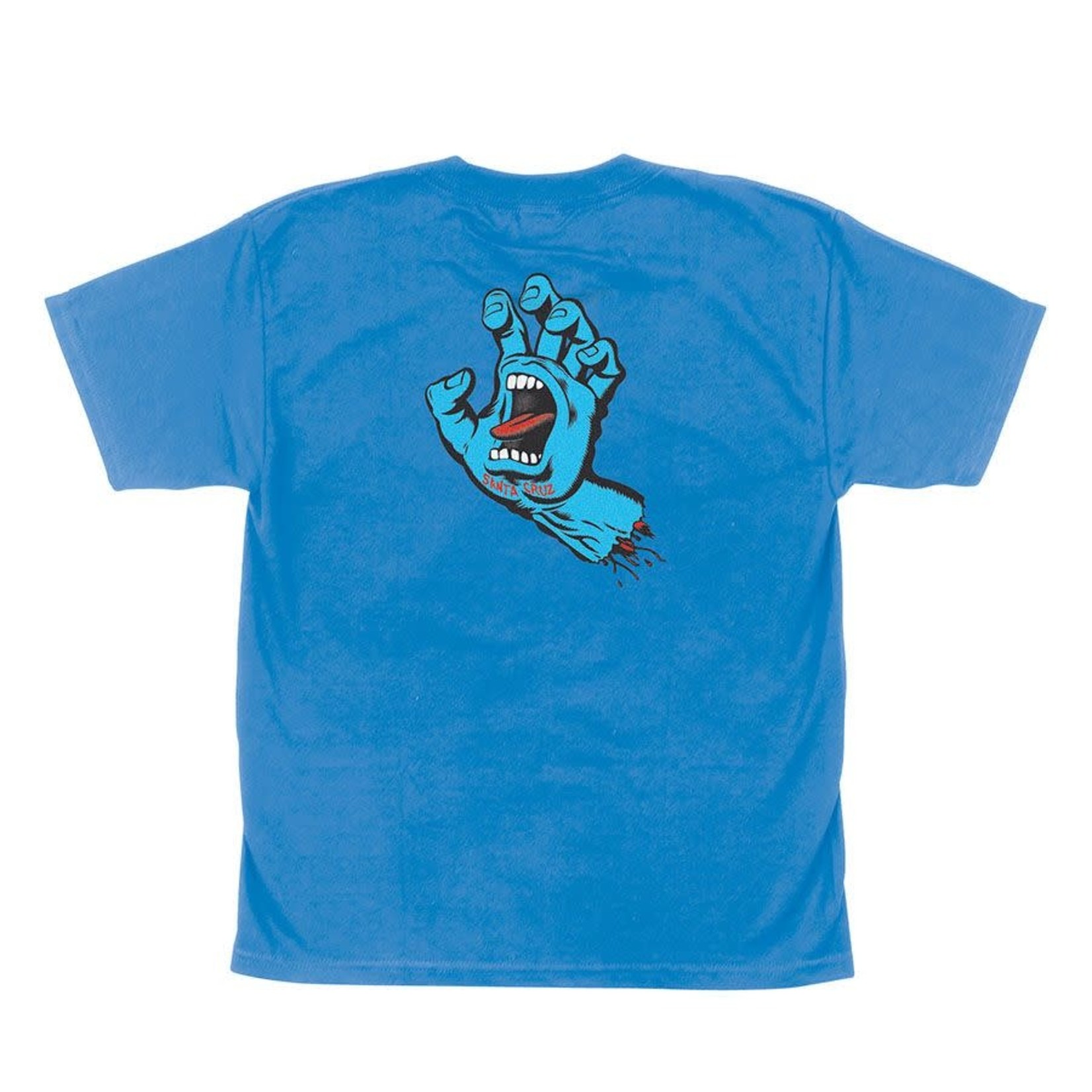 Santa Cruz Skateboards Santa Cruz Screaming Hand Youth T-Shirt - Sapphire