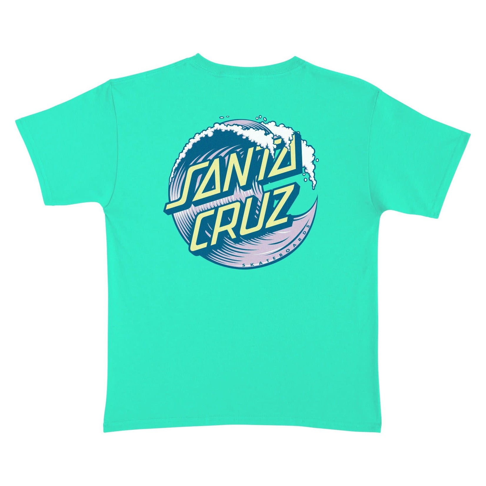 Santa Cruz Skateboards Santa Cruz Wave Dot Girl's T-Shirt - Mint