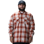 Dickies Dickies Ronnie Sandoval Flannel Shirt - Burnt Ombre