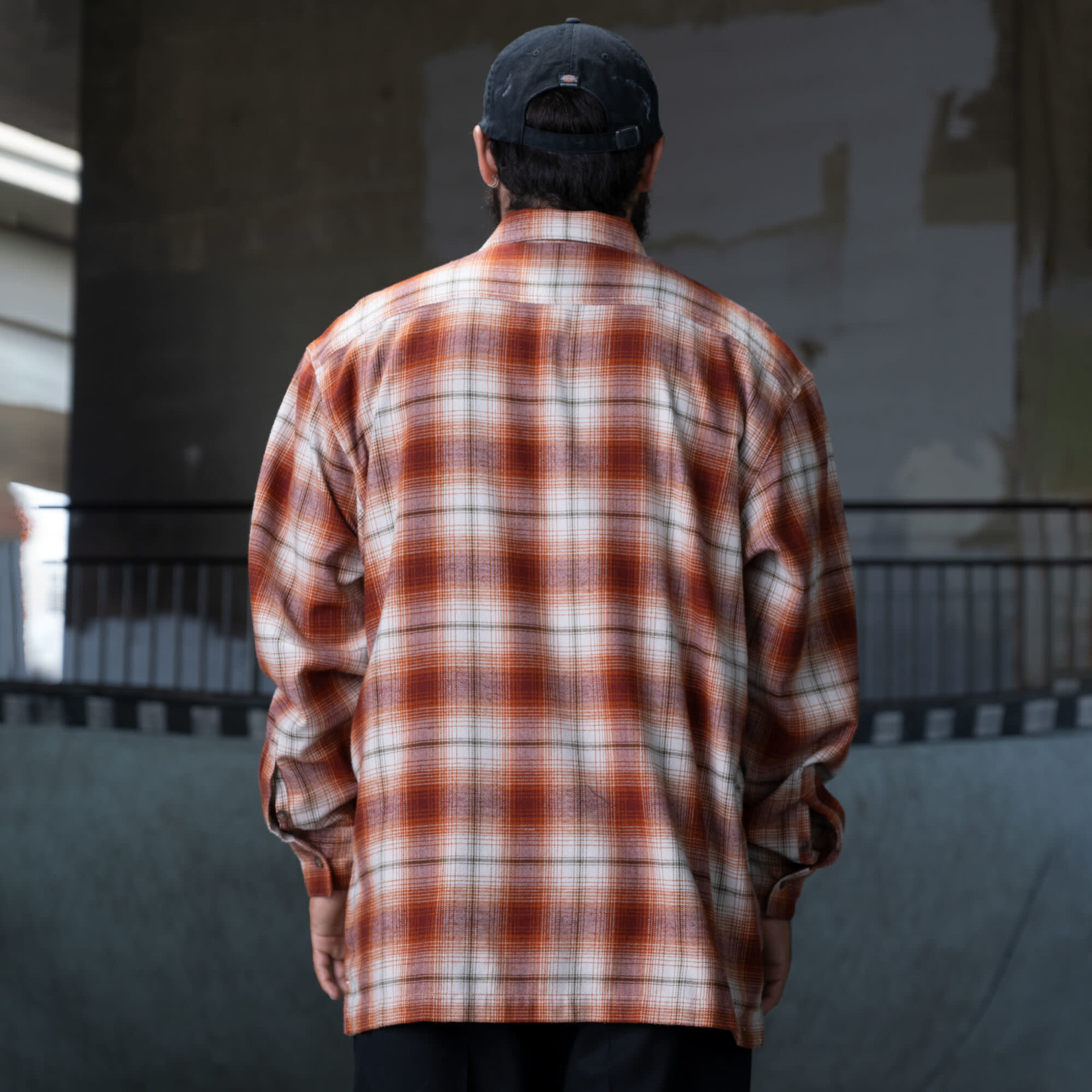 Dickies Ronnie Sandoval Flannel Shirt - Burnt Ombre - Attic Skate ...