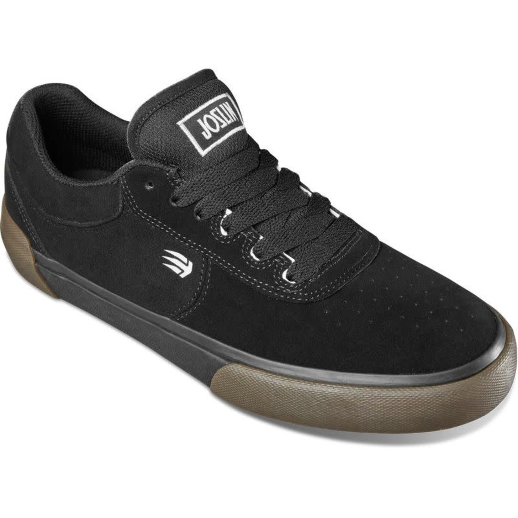 Etnies Etnies Joslin Vulc Skate Shoes- Black/Gum/Silver