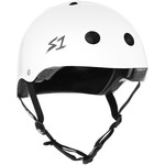 S-One Helmets S-One Helmet Mini Lifer- White Gloss