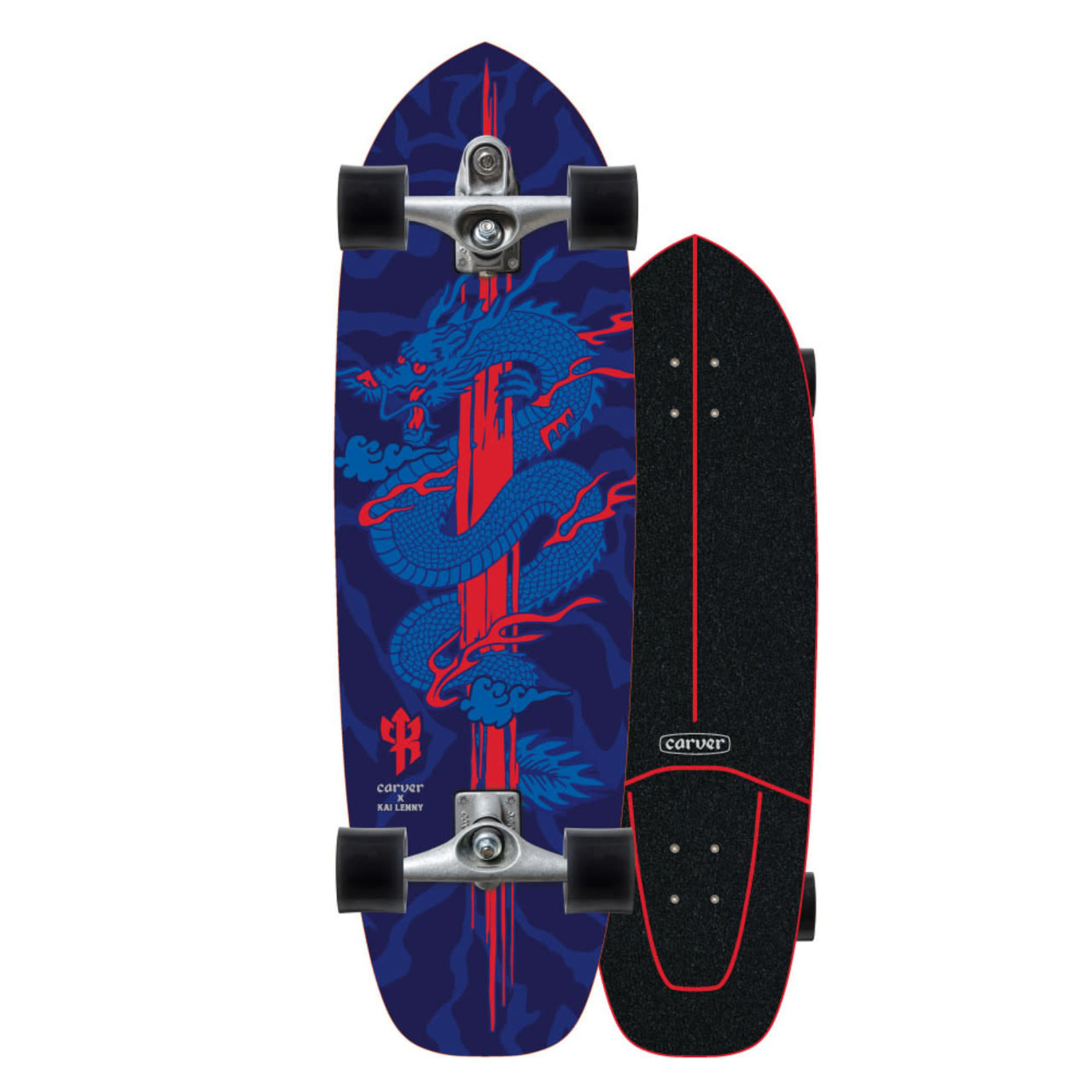 Carver Super Surfer Raw C7 Complete Skateboard