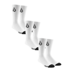 Volcom Volcom Mens Full Stone Socks (3 Pak) - White