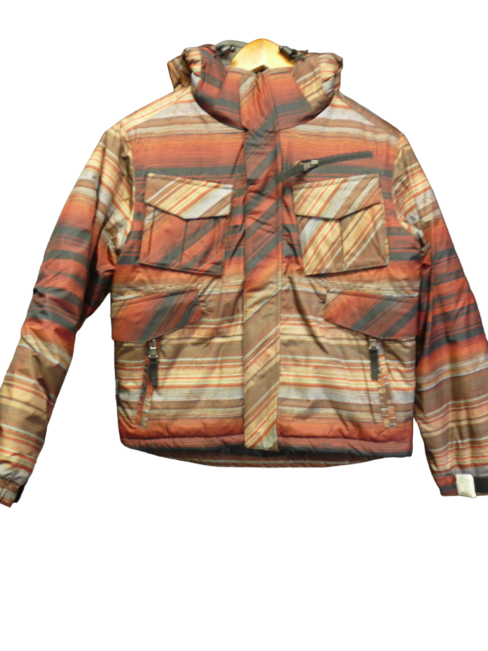 Turbine Turbine Boy’s Shifty Snowboard Jacket - Wood Gradient - Attic