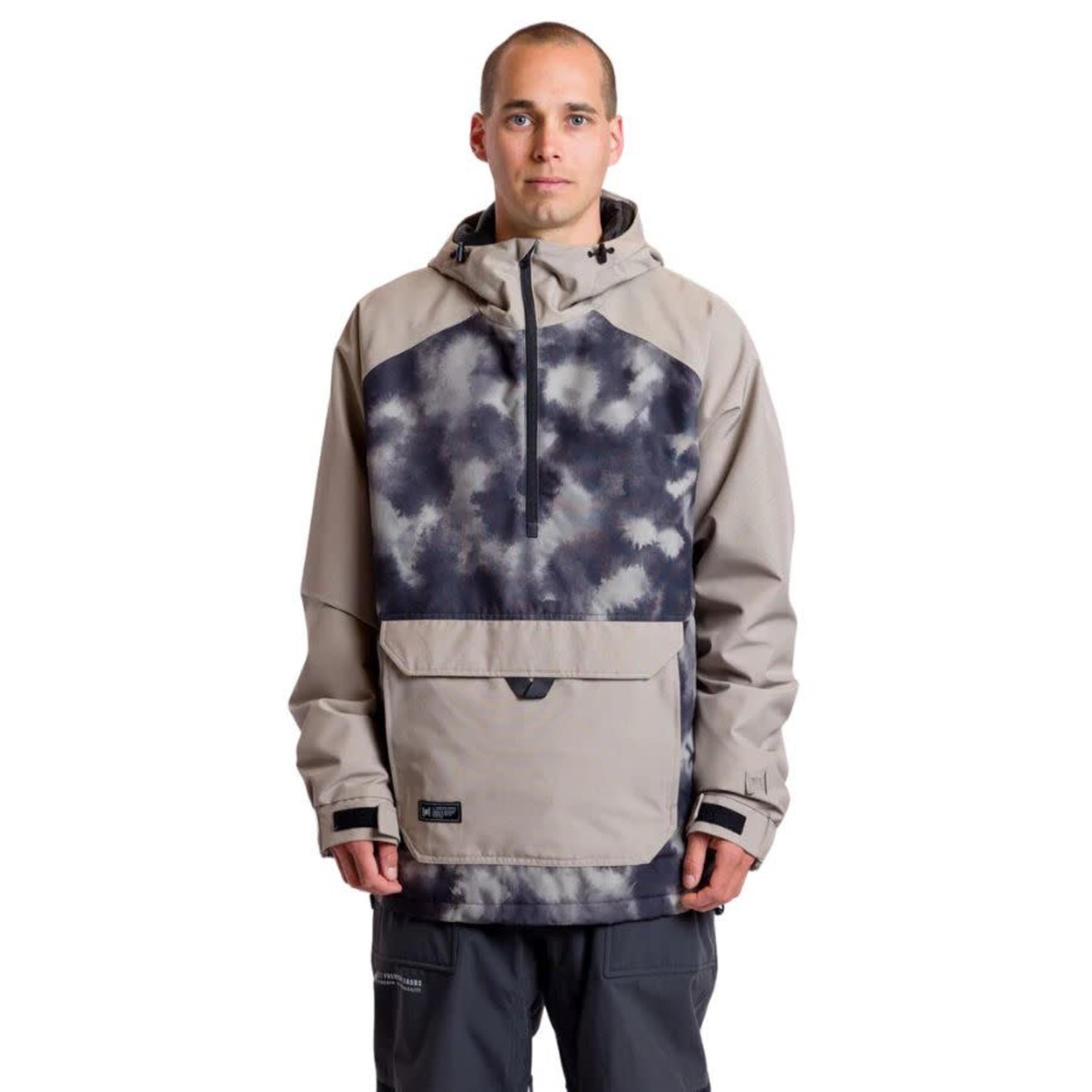 L1 2023 L1 Lowry Snow Jacket - M-Tie Dye/C-Stone